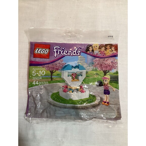 LEGO Friends # 30204 WISHING FOUNTAIN Stephanie New in Polybag X3 Unopened Sets - Picture 3 of 8